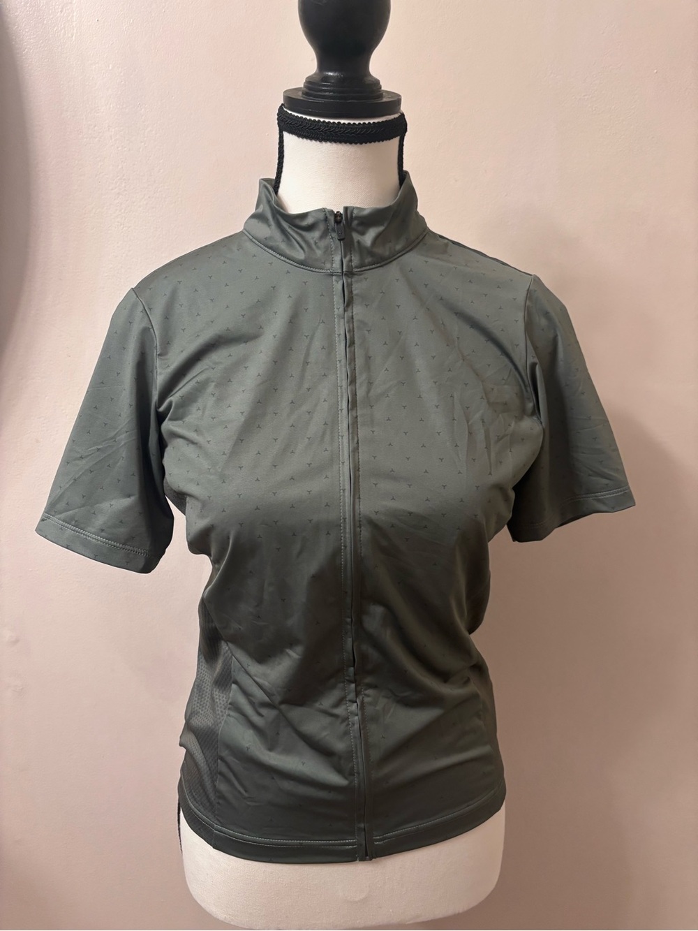 Specialized Olive Green Cycling Jersey with Subtle Print